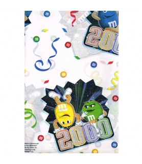 M&M's Vintage 2000 'New Year' Paper Table Cover (1ct)