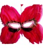 Mardi Gras Feather Mask Style 8 (1ct)