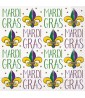 Mardi Gras 'Jazzy' Lunch Napkins (16ct)