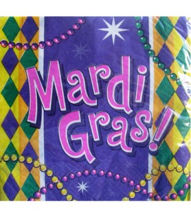 Mardi Gras Lunch Napkins (20ct)