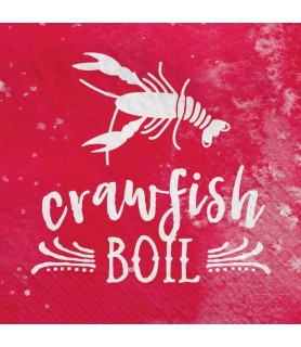 Mardi Gras 'Crawfish' Lunch Napkins (40ct)