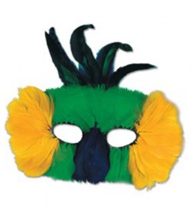 Mardi Gras Feather Mask Style 2 (1ct)