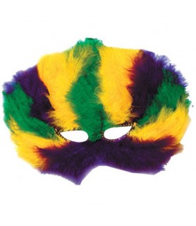 Mardi Gras Feather Mask Style 4 (1ct)