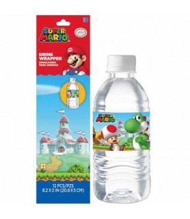 Super Mario Drink Wrappers (12ct)