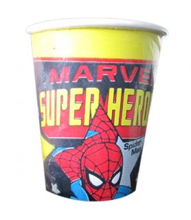 Marvel Super Heroes Vintage 1990 7oz Paper Cups (8ct)
