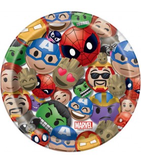 Marvel Emojis Large Paper Plates (8ct)