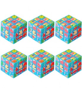 Mermaid Mini Puzzle Cubes / Favors (6ct)