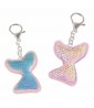 Mermaid 'Shimmering Mermaids' Sequin Keychains / Favors (4ct)