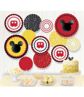 Mickey Mouse 'Forever' Deluxe Paper Fan Decorating Kit (17pc)