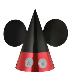 Mickey Mouse 'Forever' Paper Cone Hats (8ct)