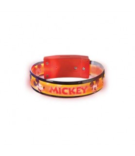 Mickey Mouse 'Forever' Light Up Bracelets / Favors (4ct)