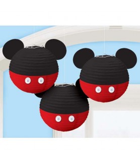 Mickey Mouse 'Forever' Deluxe Paper Lanterns (3ct)