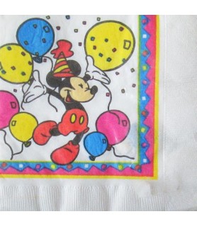 Mickey Mouse Vintage Balloons Small Napkins (16ct)