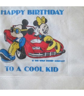 Mickey Mouse Vintage 'Cool Kid' Small Napkins (20ct)