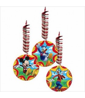 Mickey Mouse 'Fun and Friends' Hanging Swirl Decorations (3ct)
