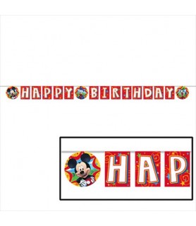 Mickey Mouse 'Fun and Friends' Happy Birthday Banner (1ct)