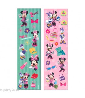 Minnie Mouse 'Minnie's Clubhouse' Stickers (8 strips)
