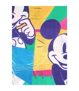 Mickey Mouse Vintage 'Hip Mickey' Plastic Backed Paper Table Cover (1ct)