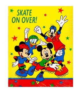Mickey Mouse Vintage 'Roller Mickey' Party Invitations w / Envelopes (8ct) 