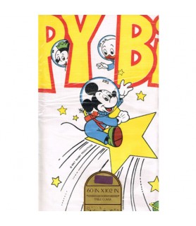 Mickey Mouse Vintage 1988 'Adventures in Birthdayland' Paper Table Cover (1ct)