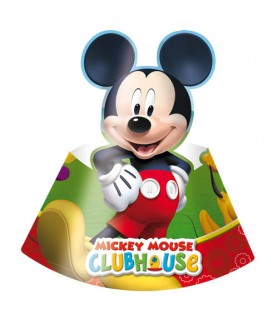 Mickey Mouse 'Clubhouse' Cone Hats (6ct)