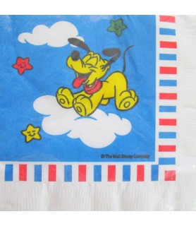 Mickey Mouse Vintage 'Baby Pluto' Small Napkins (16ct)