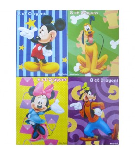 Mickey Mouse and Friends 8-Pack Crayons (4ct)