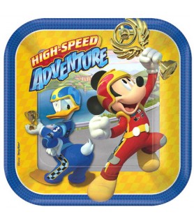 Mickey Mouse 'Mickey and the Roadster Racers' Small Paper Plates (8ct)