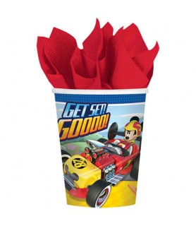 Mickey Mouse 'Mickey and the Roadster Racers' 9oz Paper Cups (8ct)