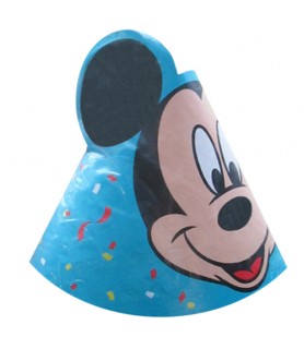 Mickey Mouse 'Mickey's Birthday Bash' Cone Hats (8ct)