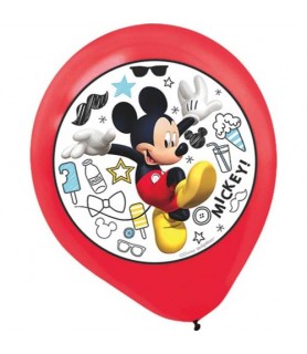 Mickey Mouse 'On the Go' Latex Balloons (5ct)