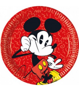 Mickey Mouse 'Super Cool' Large Paper Plates (8ct)
