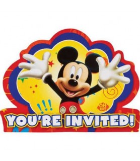 Mickey Mouse Clubhouse Invitation Set w/ Envelopes (8ct)