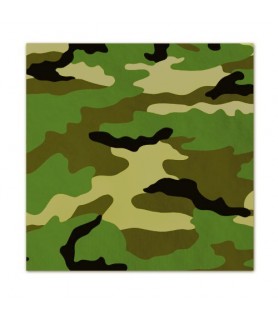 Military Camouflage Lunch Napkins (16ct)