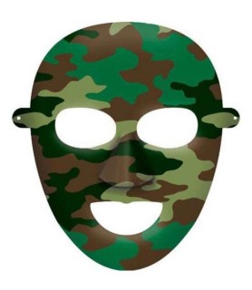 Military Camouflage Paper Masks (8ct)