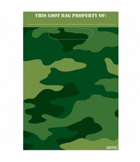 Military Camouflage Favor Bags (8ct)