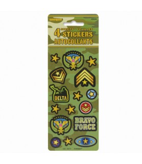 Military Camouflage Stickers (4 sheets)