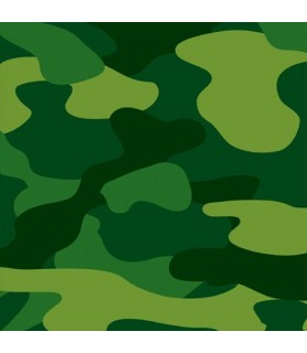 Military Camouflage Small Napkins (16ct)