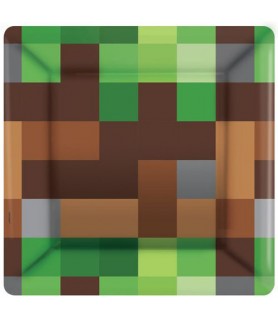 Minecraft 'TNT Party' Small Paper Plates (8ct)