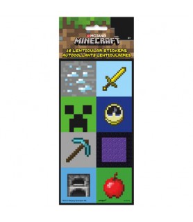 Minecraft Lenticular Stickers (2 sheets)