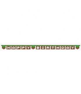 Minecraft Happy Birthday Banner (1ct)