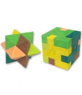 Minecraft 'TNT Party' Puzzle Erasers / Favors (12ct)