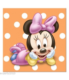 Minnie Mouse 1st Birthday Small Napkins (16ct)