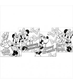 Minnie Mouse 'Bow-Tique' Color Your Own Mini Posters (4ct)