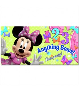 Minnie Mouse 'Bow-Tique' Party Backdrop / Scene Setter (1ct)