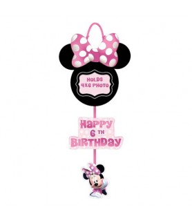 Minnie Mouse 'Forever' Personalized Photo Sign Decoration (1ct)