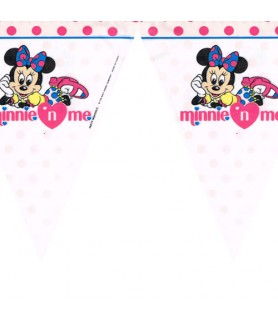 Minnie Mouse Vintage 'Minnie 'n Me' Flag Banner (1ct)
