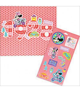 Minnie Mouse Mini Poster and Sticker Set / Favors (1ct)