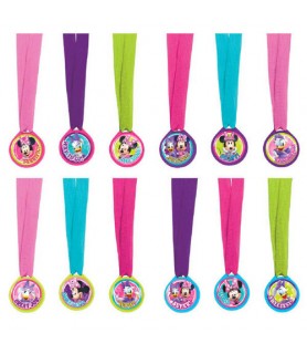 Minnie Mouse 'Happy Helpers' Award Medals / Favors (12ct)