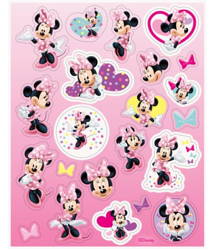 Minnie Mouse 'Minnie's Bow-Toons' Stickers (4 sheets)